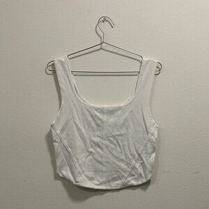 House of Harlow 1960 White Crop Top